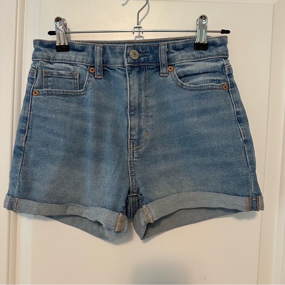 EUC AEO High Rise Stretch Shorts size 0